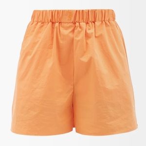 The Frankie Shop Lui organic cotton-poplin shorts
